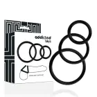 Addicted Toys Set of 3 Black Silicone Support Rings – S/M/L Sizes — Photo 1