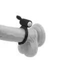 Power Clit Silicone Cockring – Black — Photo 7
