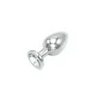 Dobais anālais spraudnis ar dārgakmeni – 6 cm (2.4″) – Caurspīdīgs — Foto 8