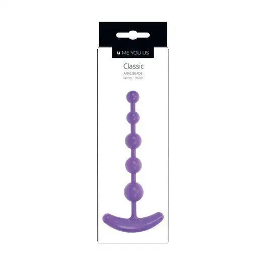 Me You Us Classic Anal Beads – Purple
