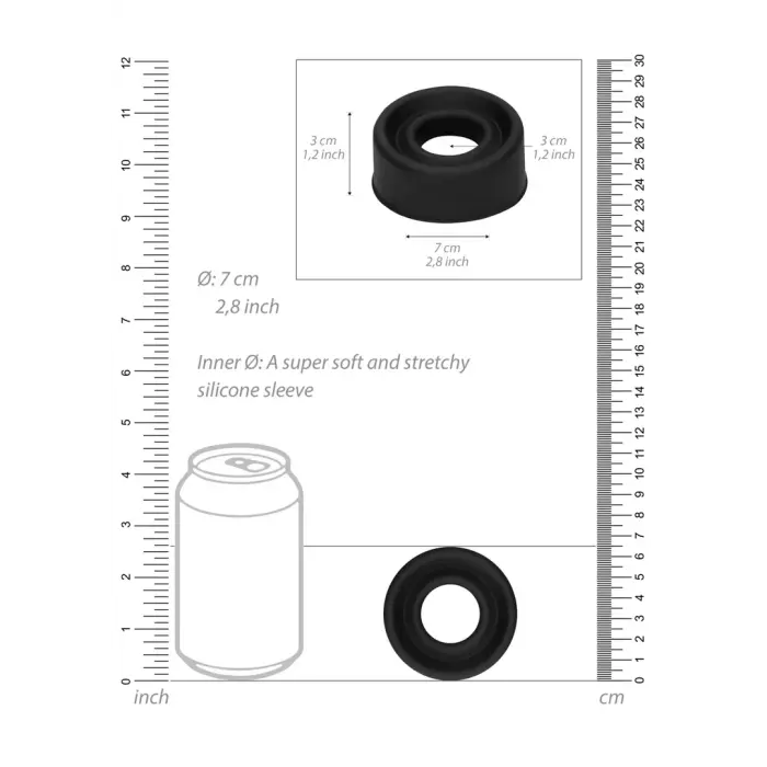 Silikona uzmava sūkņa cilindram – L izmērs Foto 6