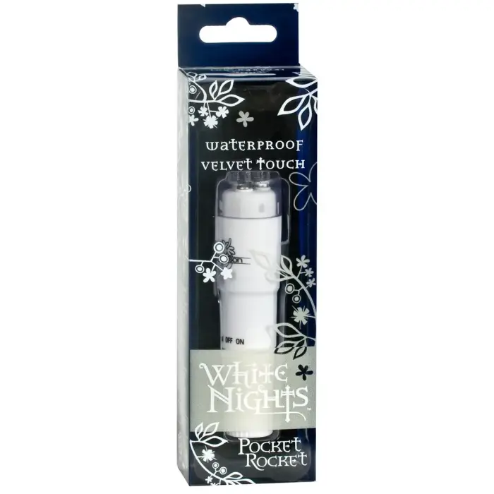White Nights Pocket Rocket вибратор – белый