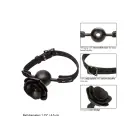 Forbidden Removable Rose Ball Gag – Black — Photo 10