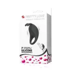 Pretty Love виброкольцо с кроликом – 7 функций – USB – чёрное — Фото 9