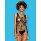 Купальное платье D607 – чёрное – Один размер Фото num