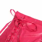 SUBBLIME 957605 punane kunstnahast rinnahoidja ja seeliku komplekt – S/M — Foto 7
