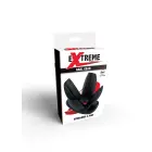 Išskleidžiamasis 4 krypčių analinis kištukas – 10 cm – Juodas Photo