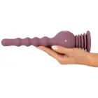 Turbo Shaker Anal Lover dildo – 27.7 cm – Melns Foto 6