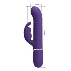 PRETTY LOVE Coale triušio vibratorius – violetinis — Nuotrauka 9
