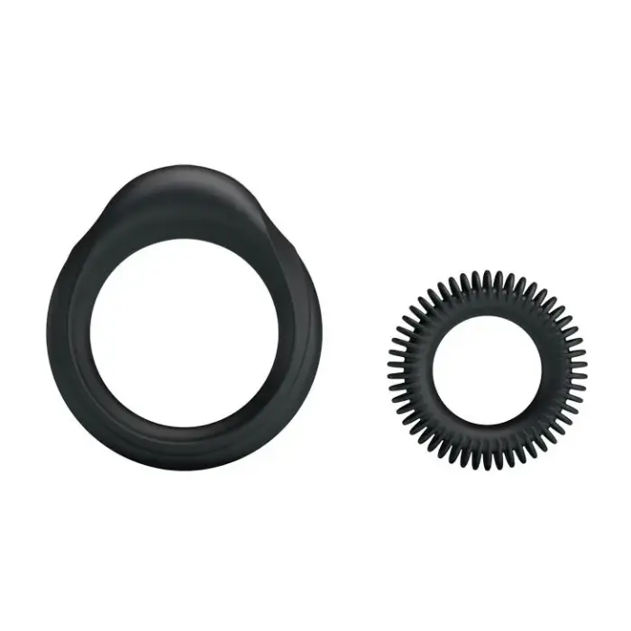BAILE - Ring Manhood Penis Ring Set – Black