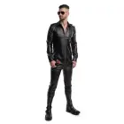 RMNatale001 Wetlook shirt – Black – M — Photo 4
