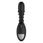 FORTO Studded Pro Vibrating Massager – anal plug – silicone – black – 10 modes — Photo 4