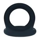 Double O Silicone Cockring – L – Black — Photo 5