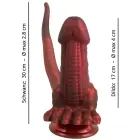 Beasty Cocks Panthera kahepoolne dildo – 30 cm – must — Foto 9