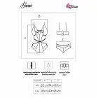 Livco Corsetti Fashion Hawain LC 90665 tinklinis ir nėrinių bodis – juodas – L/XL — Nuotrauka 4