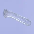 Addiction Crystal Addiction läbipaistev vertikaalne dildo – 18 cm (7″) – läbipaistev — Foto 6