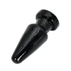 Analinis kištukas Cone Head L – 17 cm (6.7″) – Juodas — Nuotrauka 3