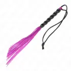 KINK Mini silikona pātaga ar 6 violetām lodītēm 26 cm — Foto 2
