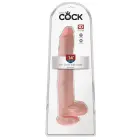 King Cock Realistlik dildo munanditega – 35.6 cm (14″) – Nahavärv — Foto 1