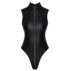 Cottelli PARTY Matte Black Body with Rhinestone Zip – L — Photo 5