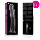 Ibiza Nebula Series Model 17 klaasist dildo – 18.5 cm (7.3″) – roosa — Foto 7