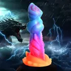 Aqua Cock pimedas helendav dildo – 19 cm (7.6″) – värviline — Foto 6