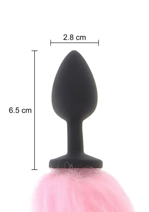 Unicorn Tail & Buttplug LED – Black Photo
