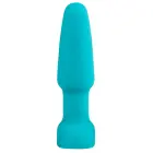 b-Vibe Rimming 2 analinis vibratorius su besisukančiais perlais – 15 cm (5.9″) – Mėlynas — Nuotrauka 4