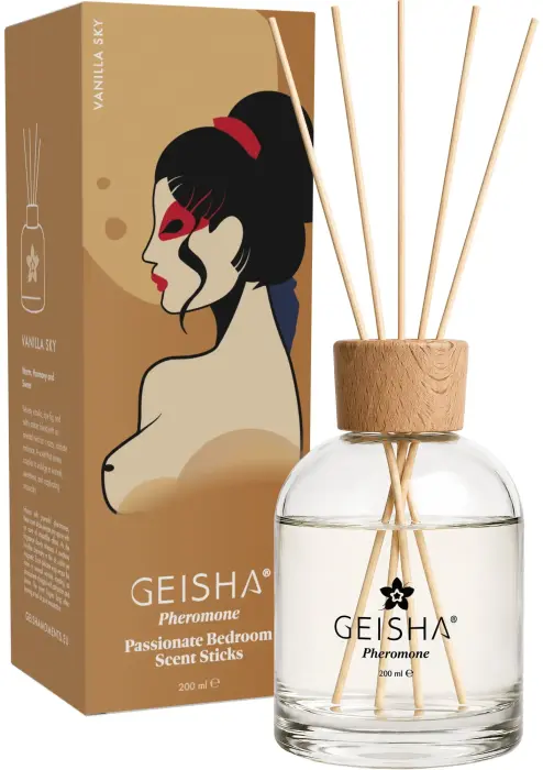 Geisha feromoonidega lõhnapulgad – vanilje – 200 ml