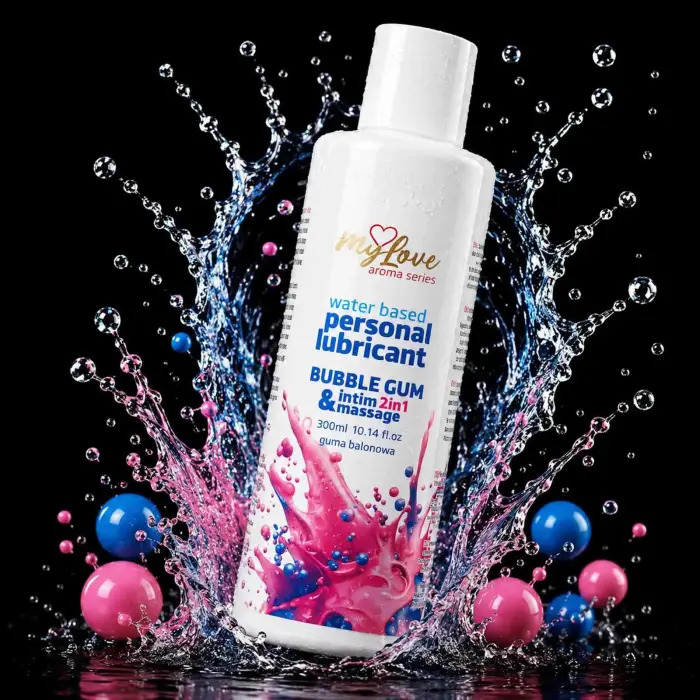 MyLove Aroma Series 2-in-1 Intimate & Massage Lubricant – Bubble Gum – 300 ml