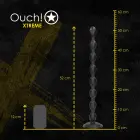 Chain Reaction анальная пробка – 49 cm (19.2″) – Черная — Фото 6