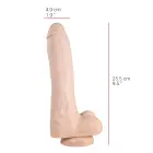 Dildorama 515 Line realistiškas dildo – 24 cm (9.5″) – kūno spalva — Nuotrauka 3