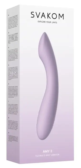Amy 2 вибратор для точки G – 17.4 cm (6.85″) – фиолетовый