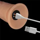 LoveToy Power Basics Cock – вибрирующий реалистичный дилдо – 7" – 10 режимов — Фото 5