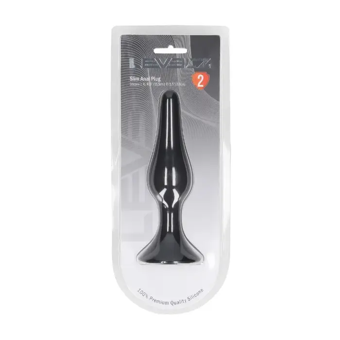 LEVELZ Slim silikoonist anaaltapp XL – Must