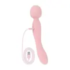 Good Vibes Only Simi dubultais wand vibrators – 24.4 cm (9.6″) – rozā — Foto 5