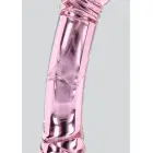 Divpusējs Rhinestone Wand Dildo – 20 cm (8″) – Caurspīdīgs — Foto 5