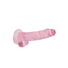 Realistic Dildo with Balls – 18 cm (7″) – Pink — Photo 3