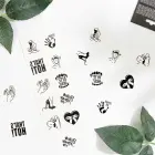 10 pagaidu tetovējumu komplekts - KINKY COLLECTION — Foto 3