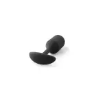 B-Vibe Snug Plug 2 Ridged Anal Plug – Black — Photo 4