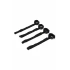 Whipsmart Diamond Bed Restraint Kit – 4 adjustable cuffs for wrists and ankles – black — Photo 2