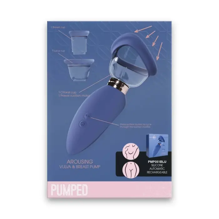 Pipedream PDX Elite Vibrating Intimate Machine Blue, Discreet Design