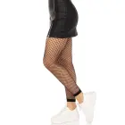 Industrial Net footless tights – Black – One Size — Photo 6