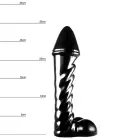 Irritator caurspīdīgs dildo – 20 cm (8″) — Foto 4