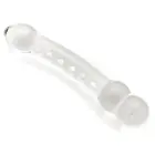 Fifty Shades of Grey Drive Me Crazy stikla divpusējs dildo – 19 cm (7.5″) – caurspīdīgs — Foto 3