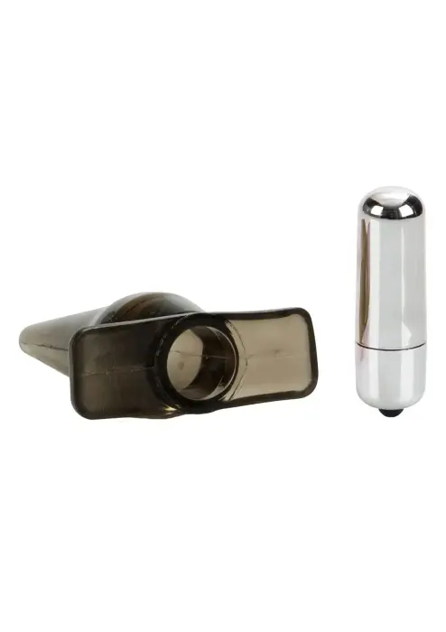 Mini Vibro Tease vibrējošs anālais spraudnis – 10 cm (4″) – Pelēks Foto 3