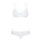 Bielizna-860-SET-2 divdaļīgs apakšveļas komplekts – balts – S/M — Foto 5