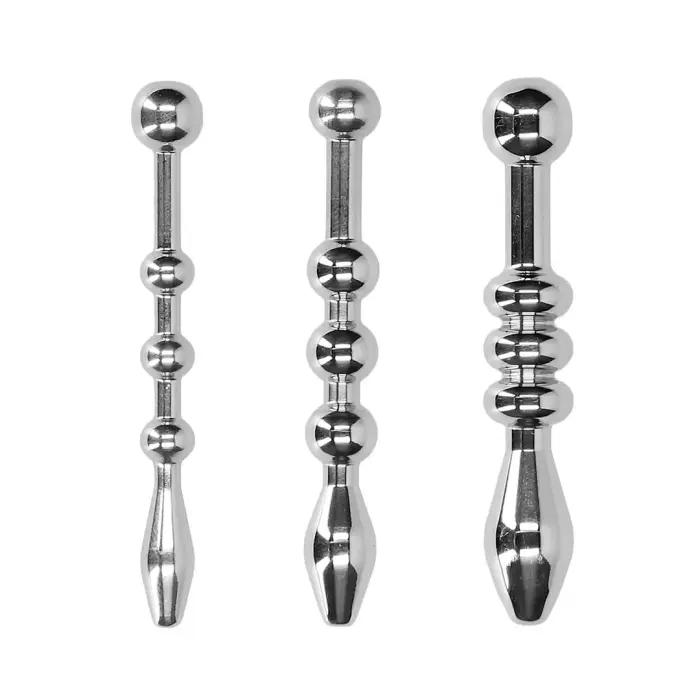 Mystim Metalinis šlaplės zondavimo prietaisas lygus 12 cm (4.7″) – sidabrinė
