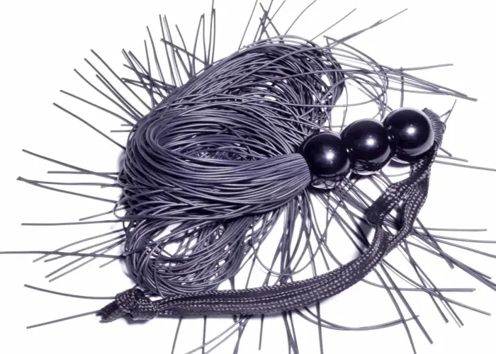 Silicone Whip Black 10"" - Fetish B - Series Foto 5