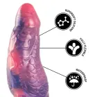 EPIC Medusa Silicone Intimate Model – silikoonist intiimsete mudel – mitmevärviline – 17 cm — Foto 6